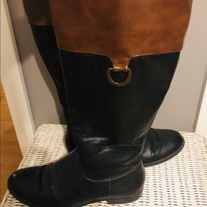 Black/Brown Women’s Riding Boots